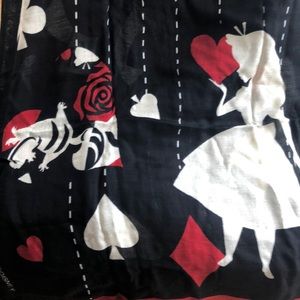 Disney Vera Bradley Alice in Wonderland Scarf
